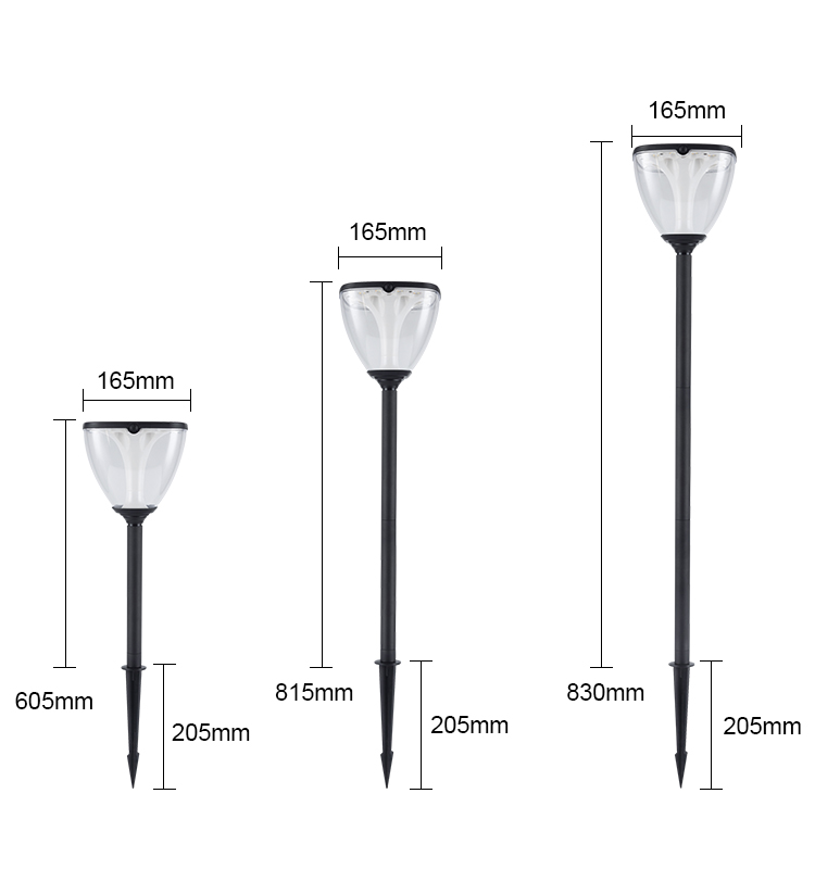 QYY- Landscape Solar Panel Wall Lights