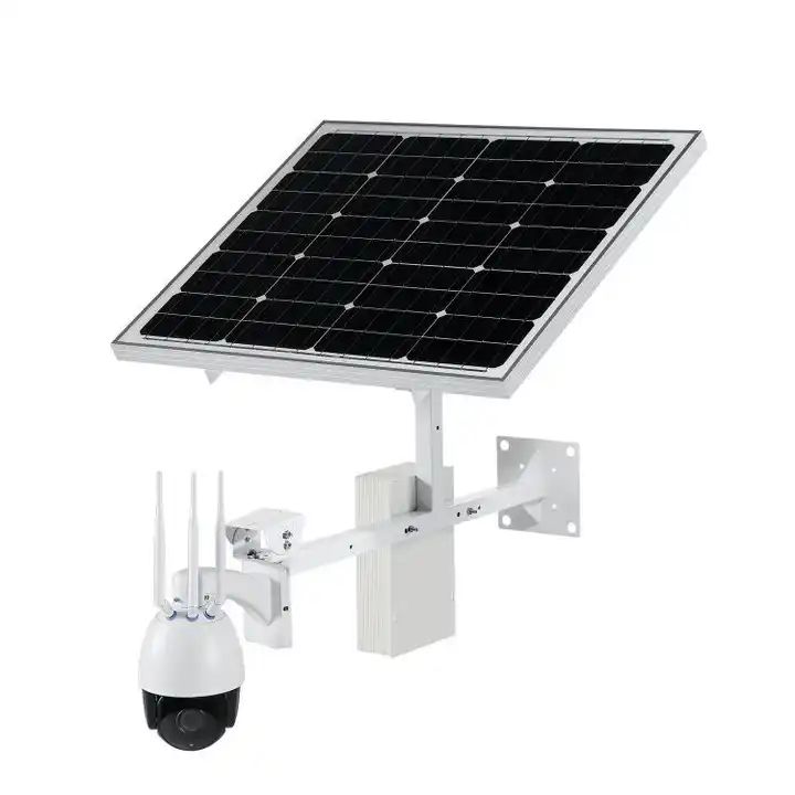 QYY- 3g 4g sim card ip camera lte cctv solar panel 