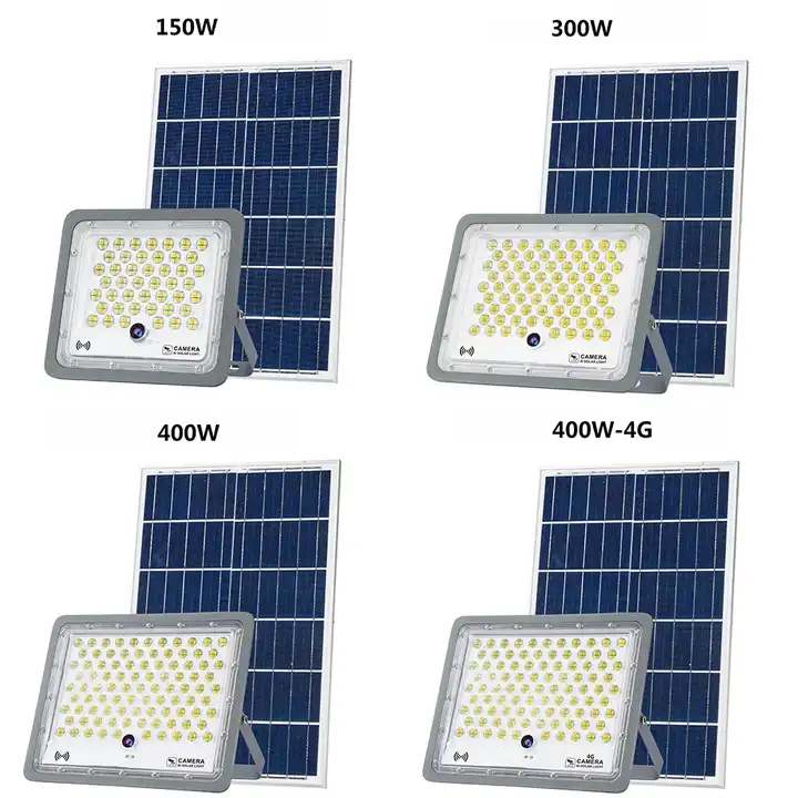 QYY-300w Motion Sensor Led Powerful Solar Flood Light with hidden camera