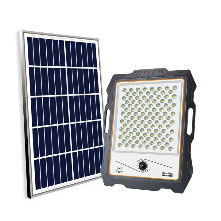 QYY-Solar flood light with CCTV camera